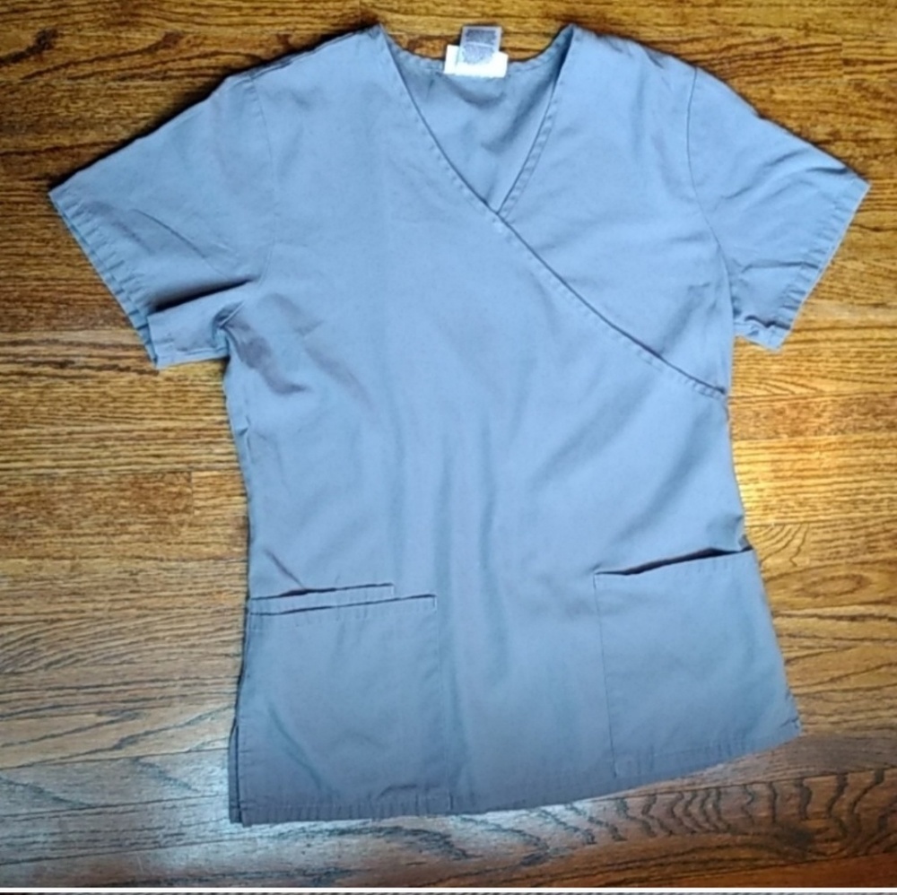Grey Scrub Top